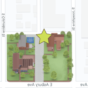 map of where to find crimson compost dumpster