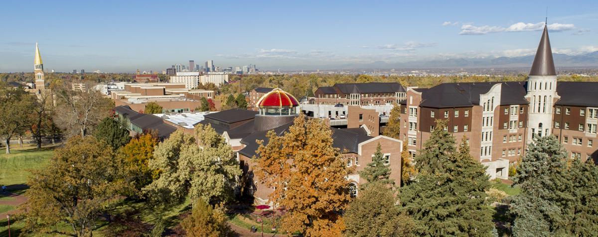 DU campus skyline